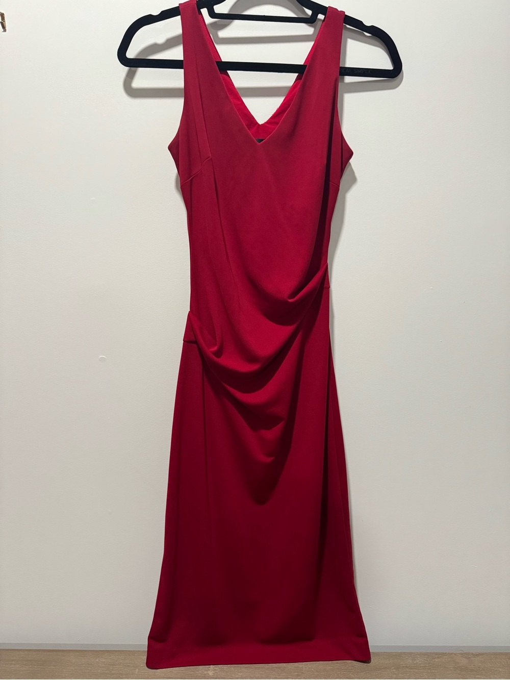 Nicole Miller Red Draped Dress | Good Used Condition